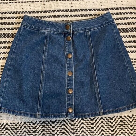 Brandy Melville jean Skirt Small - Picture 2 of 5